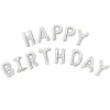 Happy B-day folie sølv