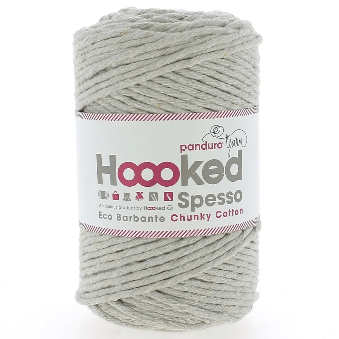 Hoooked Spesso Eco Barbante Chunky Cotton by Panduro Yarn – 500 g beige, Biscuit S300