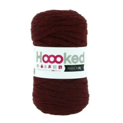 Hpoked Ribbon XL garn 250 g mørk vinrød – RX54 Maroon rust