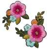 Iron-on blomster med perler – liten