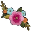 Iron-on blomster med perler – stor