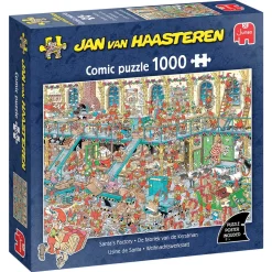 Jan van Haasteren puslespill – Santa’s Factory. 1000 biter, 68x49 cm