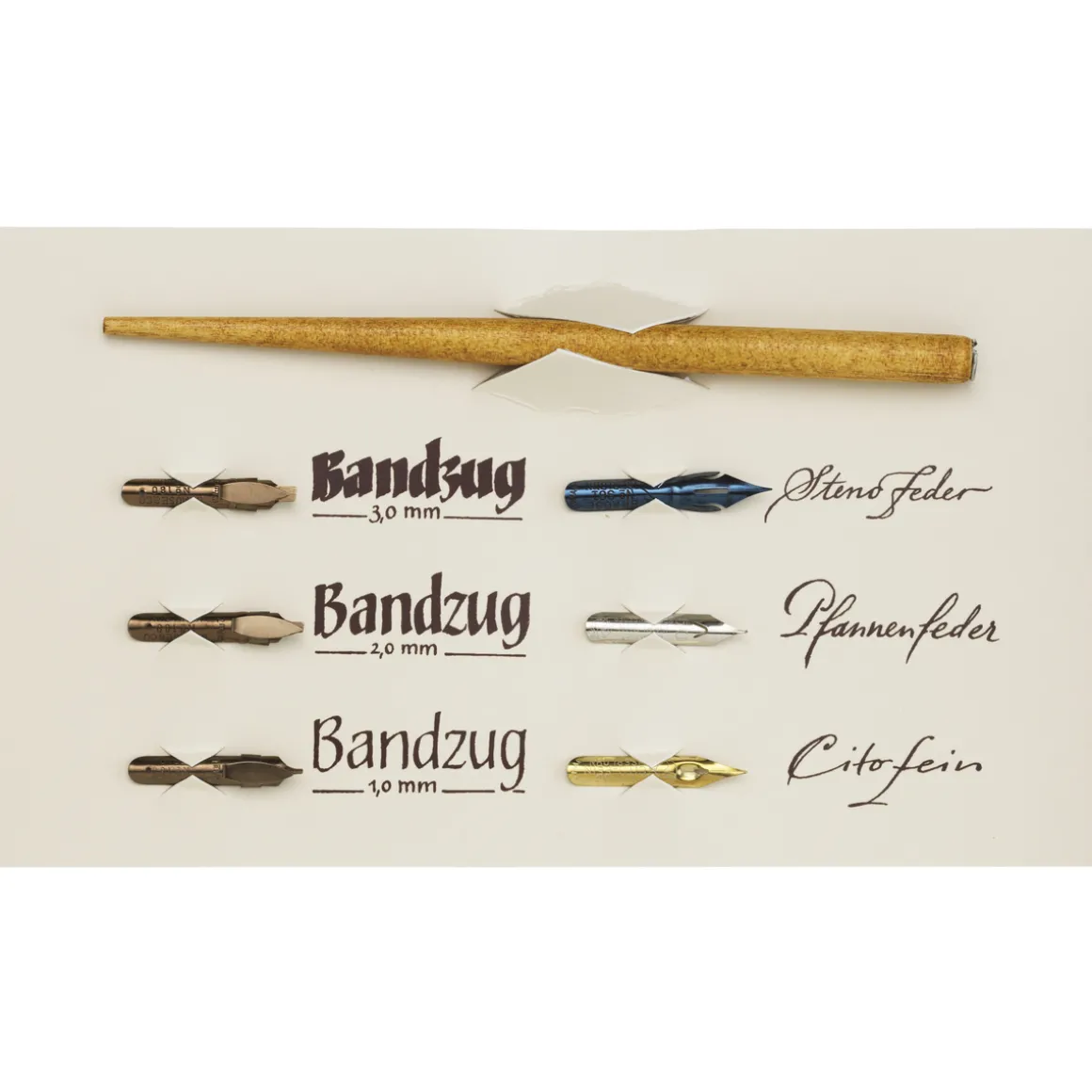 Kalligrafi set Brau. Natur 1+6