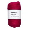 Kardet ull 50 g fuksia