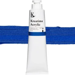 Kreatima Acrylic akrylmaling 120 ml – Cobalt Blue Hue PB 15:3 PW 6 PV 23