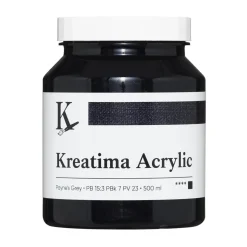 Kreatima Acrylic akrylmaling 500 ml – Payne's Grey PB 15:3 PBk 7 PV 23