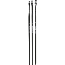 Kreatima pensel Studio Flat 3-pakning, nr. 2, 4, 6 – syntetiske pensler, flat bust