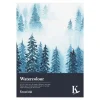 Kreatima Watercolour akvarellblokk A3 (297×420 mm), 20 ark, 260 g/m²
