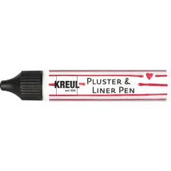KREUL 3D Pen hvit 29 ml – skriv og tegn med fikserbar gummimasse