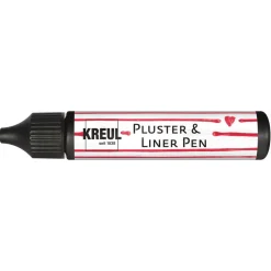 KREUL 3D Pen svart 29 ml – skriv og tegn med fikserbar gummimasse