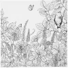 Lerret med trykt motiv – nydelige vårblomster 30×30 cm