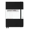 Leuchtturm1917 Notebook A5 Plain Black – Hardcover