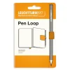 Leuchtturm1917 Pen Loop – gul selvklebende penneholder til notatbøker