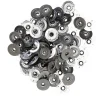 Lysvekeholdere av metall, 100 stk. Diameter 15 mm