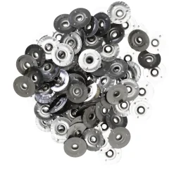 Lysvekeholdere av metall, 100 stk. Diameter 15 mm