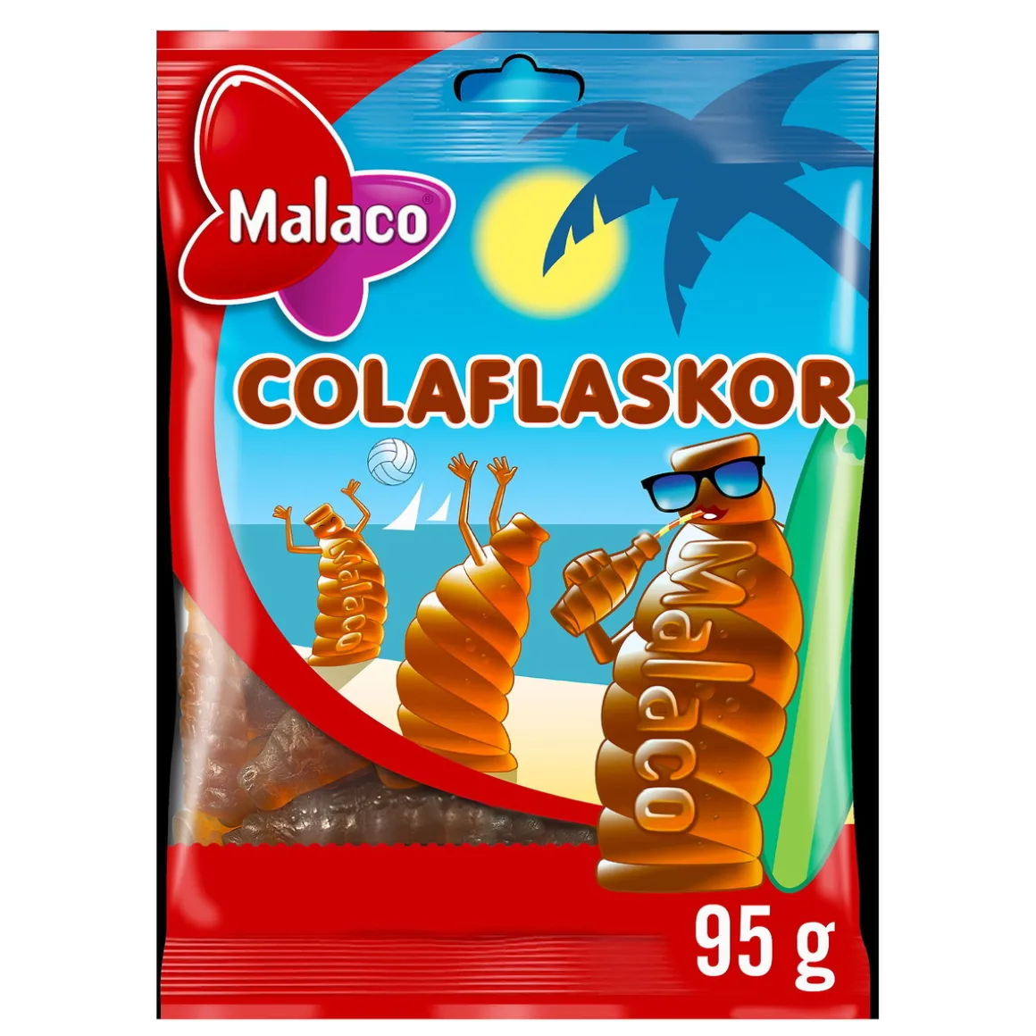 Malaco Colaflaskor 95 g