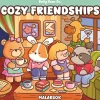 Malebok Cozy Friendships by Belly Bean – fargelegg 32 kjempesøte motiver! 21,5×21,5 cm