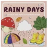 Malebok Rainy Days, 20×20 cm, 24 motiver med masse høstkos!