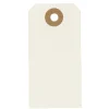 Manila tags Creme 4x8cm 20stk