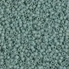 MIYUKI Delica 11/0 tåkegrønn 5 g – DB0374 Matted Seafoam Green Luster