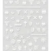 Neglstickers Halloween Glow – 53 selvlysende og skremmende neglklistremerker