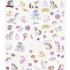 Neglstickers unicorn – 67 små neglklistremerker med enhjørninger og søte motiver