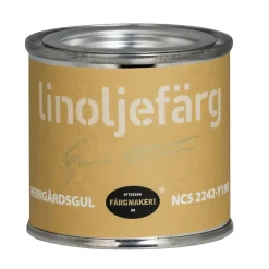 Ottossons Färgmakeri linoljemaling 100 ml, Herregårdsgul 2242-Y19R