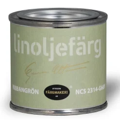 Ottossons Färgmakeri linoljemaling 100 ml, Ribbangrønn 2314-G66Y