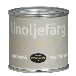 Ottossons Färgmakeri linoljemaling 100 ml, Umbragrå 3005–Y27R