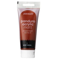 Panduro Acrylic akrylmaling, matt 100 ml – Burnt sienna
