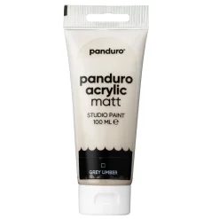 Panduro Acrylic akrylmaling, matt 100 ml – Grey umber