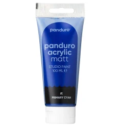 Panduro Acrylic akrylmaling, matt 100 ml – Primary cyan