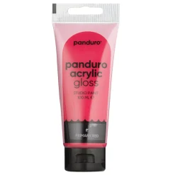 Panduro Acrylic akrylmaling, blank 100 ml – Primary red