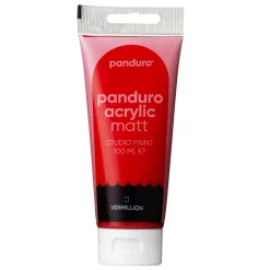Panduro Acrylic akrylmaling, matt 100 ml – Vermillion
