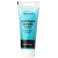 Panduro Acrylic akrylmaling, matt 100 ml – Turquoise blue