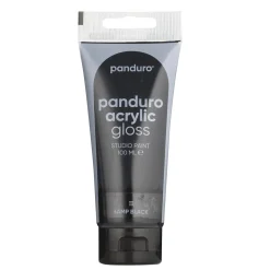 Panduro Acrylic akrylmaling, blank 100 ml – Lamp black