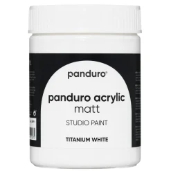 Panduro Acrylic akrylmaling, matt 500 ml – Titanium white