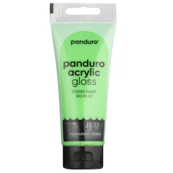 Panduro Acrylic akrylmaling, blank 100 ml – Permanent green