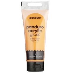 Panduro Acrylic akrylmaling, blank 100 ml – Orange yellow