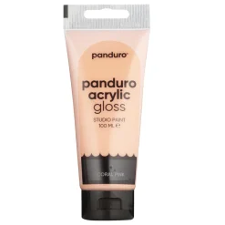Panduro Acrylic akrylmaling, blank 100 ml – Coral pink