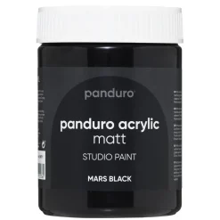 Panduro Acrylic akrylmaling, matt 500 ml – Mars black