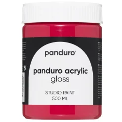 Panduro Acrylic Gloss blank akrylmaling 500 ml Primary Red