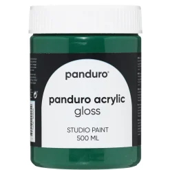 Panduro Acrylic Gloss blank akrylmaling 500 ml Emerald green