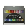 Panduro Acrylic gloss sett – 24×30 ml med blanke akrylfarger