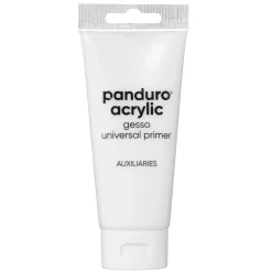 Panduro Acrylic medium gesso, 100 ml dekkende hvit grunnmaling