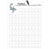 Panduro Colour Marker A4 (210×297 mm) – tomt fargekart for å teste tusjer