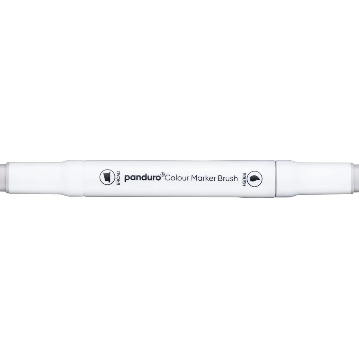 Panduro Colour Marker Brush, penselspiss og skråskjært spiss – Warm grey 1 WG1