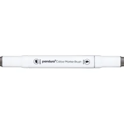 Panduro Colour Marker Brush, penselspiss og skråskjært spiss – Warm grey 7 WG7