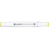 Panduro Colour Marker Brush, penselspiss og skråskjært spiss – Lemon yellow 35