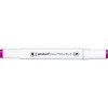 Panduro Colour Marker Brush, penselspiss og skråskjært spiss – Vivid red / purple 86